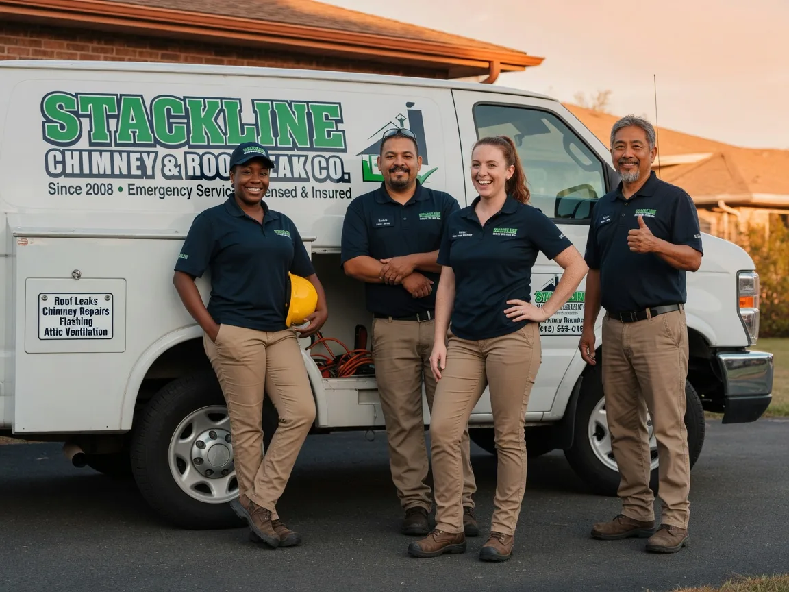 Chimney flashing repair company in Guilford, IN